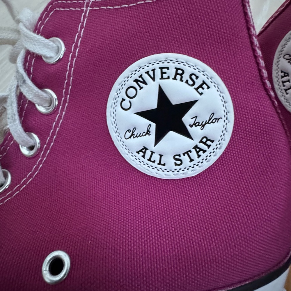 Converse Chuck Taylor Magenta High Tops